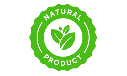100% natural product badge